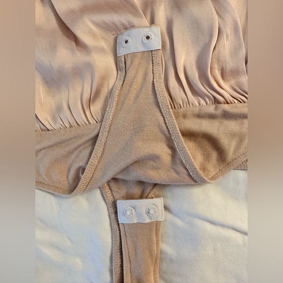 PAIGE Sevilla Bodysuit in Cream Tan - Size L - Picture 9 of 13